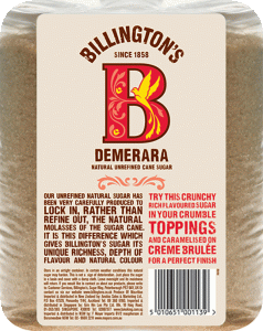 Нерафинированный сахар Billington's Demerara, 3кг